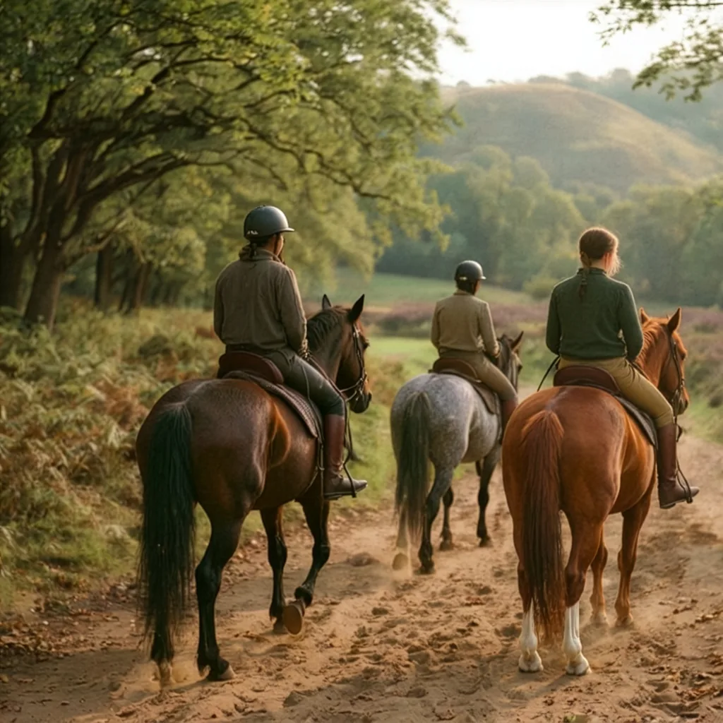 Balade à cheval en Haute-Vienne, autour de Saint-Jean-Ligoure