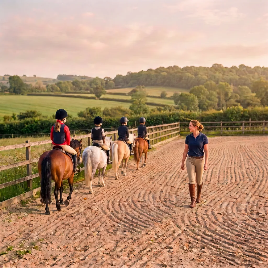 Cours de poney à Saint-Jean-Ligoure, Haute-Vienne